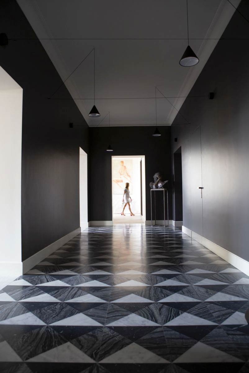 pavimento in marmo corridoio