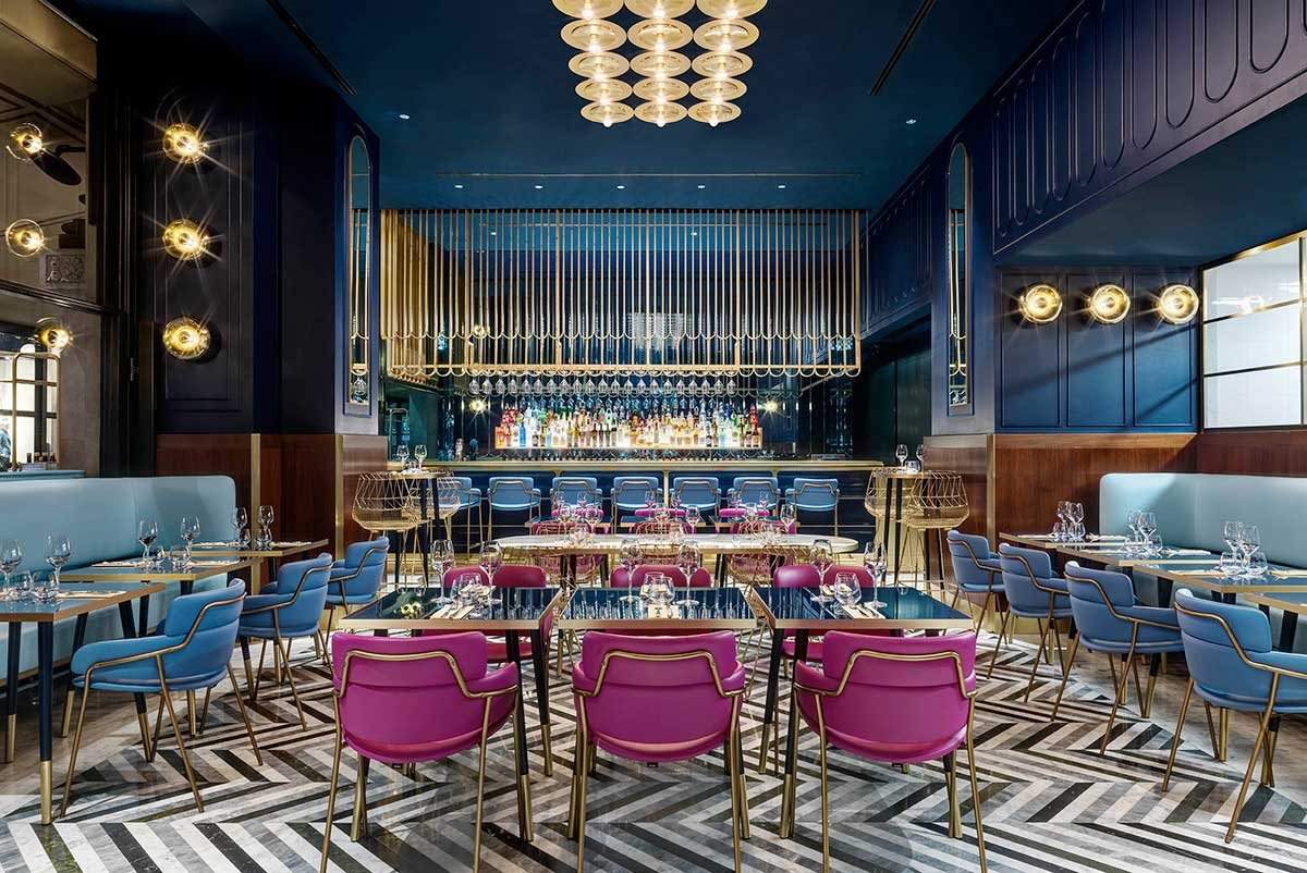 pavimento ristorante in marmo