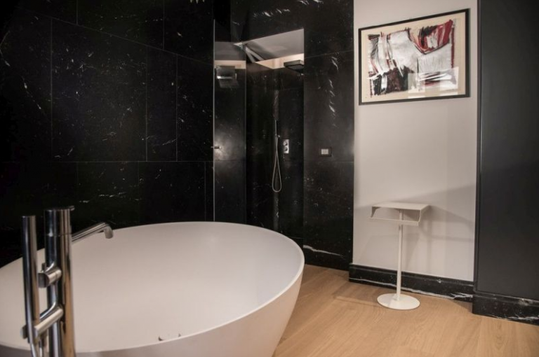 Marmo Nero per bagni di lusso